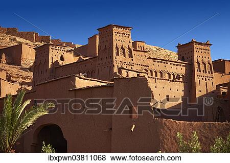 "Mud buildings of the fortified Berber Ksar of Ait Benhaddou, Sous-Massa-Dra, Morocco, Africa" View Large Photo Image Stock Photo - "Mud buildings of the fortified Berber Ksar of Ait Benhaddou, Sous-Massa-Dra, Morocco, Africa". Fotosearch