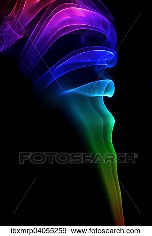 Multicoloured smoke against black View Large Photo Image Stock Photo - Multicoloured smoke against black. Fotosearch
