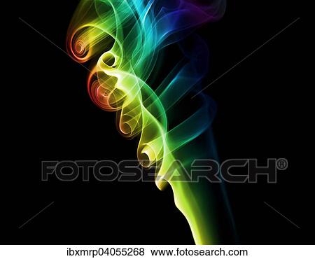 Multicoloured smoke against black View Large Photo Image Stock Photo - Multicoloured smoke against black. Fotosearch