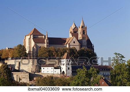 Stock Photo - "Munsterberg with St. Stephen's Cathedral, Breisach, Kaiserstuhl, Breisgau, Black Forest, Baden-Wurttemberg, Germany, Europe". Fotosearch
