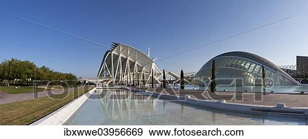 "Museo de las Ciencias Principe Felipe, left, 3D cinema L'Hemisferic, middle, Ciudad de las Artes y las Ciencias, City of Arts and Sciences, Valencia, Spain, Europe" View Large Photo Image Stock Photo - "Museo de las Ciencias Principe Felipe, left, 3D cinema L'Hemisferic, middle, Ciudad de las Artes y las Ciencias, City of Arts and Sciences, Valencia, Spain, Europe". Fotosearch