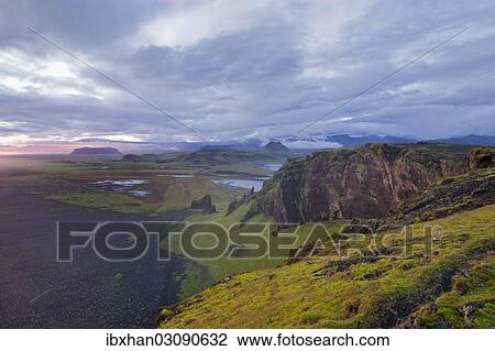 "Myrdalsjoekull glacier, Dyrholaey, Vik i Myrdal, Southern Region, Iceland, Europe" View Large Photo Image Stock Image - "Myrdalsjoekull glacier, Dyrholaey, Vik i Myrdal, Southern Region, Iceland, Europe". Fotosearch