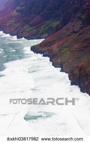 "Na Pali Coast, Kauai, Hawaii, USA" View Large Photo Image Stock Image - "Na Pali Coast, Kauai, Hawaii, USA". Fotosearch