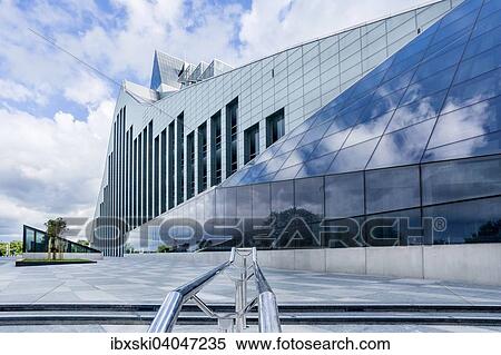 Stock Photography - "National Library of Latvia, Riga, Latvia, Europe". Fotosearch