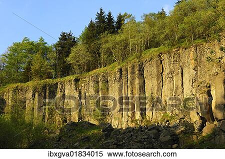 "Natural monument of basalt columns, also called churns, on Poehlberg mountain, Annaberg-Buchholz, Erzgebirge, Saxony, Germany, Europe" View Large Photo Image Stock Photography - "Natural monument of basalt columns, also called churns, on Poehlberg mountain, Annaberg-Buchholz, Erzgebirge, Saxony, Germany, Europe". Fotosearch