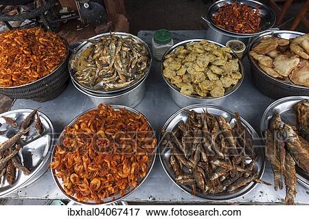 "Nepalese dishes, fish, shrimps, in a Nepalese street restaurant, Mugling, Nepal, Asia" View Large Photo Image Stock Photo - "Nepalese dishes, fish, shrimps, in a Nepalese street restaurant, Mugling, Nepal, Asia". Fotosearch
