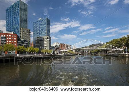 "Nervion River, water front, Zubizuri, White Bridge, Bilbao, Vizcaya, Pais Vasco, Basque Country Province, Spain, Europe" View Large Photo Image Stock Photograph - "Nervion River, water front, Zubizuri, White Bridge, Bilbao, Vizcaya, Pais Vasco, Basque Country Province, Spain, Europe". Fotosearch