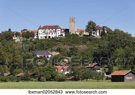 "Neubeuern with Schloss Neubeuern Castle, Inn Valley, Chiemgau, Upper Bavaria, Bavaria, Germany, Europe, PublicGround, Europe" View Large Photo Image Stock Image - "Neubeuern with Schloss Neubeuern Castle, Inn Valley, Chiemgau, Upper Bavaria, Bavaria, Germany, Europe, PublicGround, Europe". Fotosearch