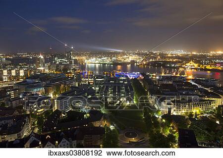 "Night shot overlooking the Elbe Philharmonic Hall and the HafenCity, Hamburg, Germany, Europe" View Large Photo Image Stock Image - "Night shot overlooking the Elbe Philharmonic Hall and the HafenCity, Hamburg, Germany, Europe". Fotosearch