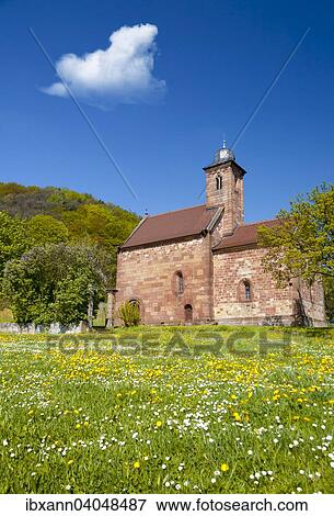 "Nikolauskapelle, St Nicholas Chapel, former castle chapel of Burg Landeck Castle, Klingenmunster, Southern Palatinate, Palatinate, Rhineland-Palatinate, Germany, Europe" View Large Photo Image Stock Photo - "Nikolauskapelle, St Nicholas Chapel, former castle chapel of Burg Landeck Castle, Klingenmunster, Southern Palatinate, Palatinate, Rhineland-Palatinate, Germany, Europe". Fotosearch