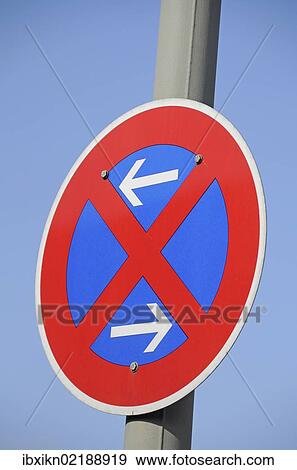 No stopping sign View Large Photo Image Stock Photo - No stopping sign. Fotosearch