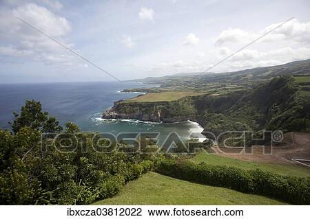 "North coast of Sao Miguel, Atlantic, Azores, Portugal, Europe" View Large Photo Image Stock Image - "North coast of Sao Miguel, Atlantic, Azores, Portugal, Europe". Fotosearch