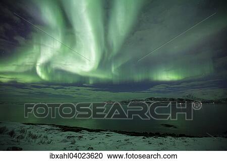 "Northern Lights in Sommaroy, Kvaloya, Tromvik, Troms, Norway, Europe" View Large Photo Image Stock Image - "Northern Lights in Sommaroy, Kvaloya, Tromvik, Troms, Norway, Europe". Fotosearch