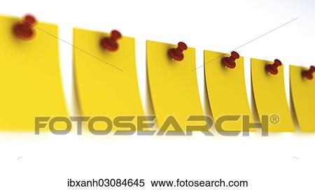 "Notes with push pins, 3D rendering" View Large Photo Image Stock Photography - "Notes with push pins, 3D rendering". Fotosearch