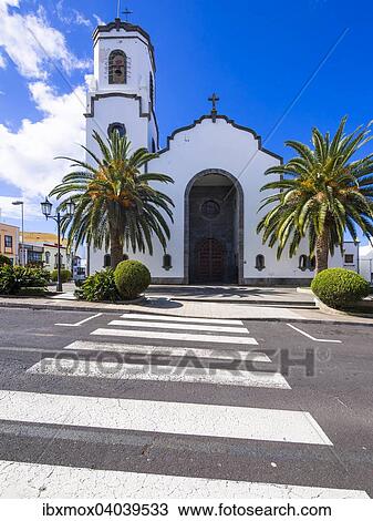 "Nuestra Senora de Montserrat Church in Plaza de Montserrat, San Andres y Sauces, San Andres, Los Sauces, La Palma, Canary Islands, Spain, Europe" View Large Photo Image Stock Image - "Nuestra Senora de Montserrat Church in Plaza de Montserrat, San Andres y Sauces, San Andres, Los Sauces, La Palma, Canary Islands, Spain, Europe". Fotosearch