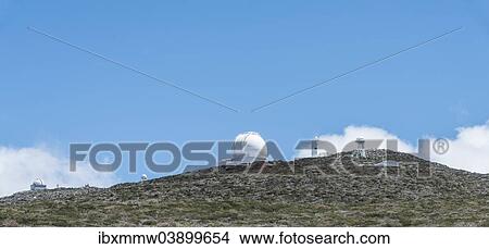 "Observatory, Roque de los Muchachos Observatory, ORM, European Northern Observatory, ENO, Roque de los Muchachos, La Palma, Canary Islands, Spain, Europe" View Large Photo Image Picture - "Observatory, Roque de los Muchachos Observatory, ORM, European Northern Observatory, ENO, Roque de los Muchachos, La Palma, Canary Islands, Spain, Europe". Fotosearch