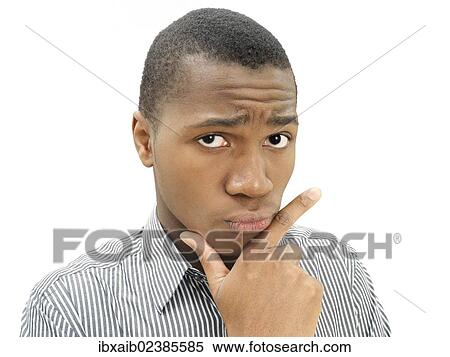 "Offended young man, African-American, American, pouting, pensive, insulted" View Large Photo Image Stock Photography - "Offended young man, African-American, American, pouting, pensive, insulted". Fotosearch