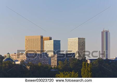 "Office building of the European Union in the European Quarter, Kirchberg, Luxemburg Stadt, Luxembourg, Europe" View Large Photo Image Stock Image - "Office building of the European Union in the European Quarter, Kirchberg, Luxemburg Stadt, Luxembourg, Europe". Fotosearch