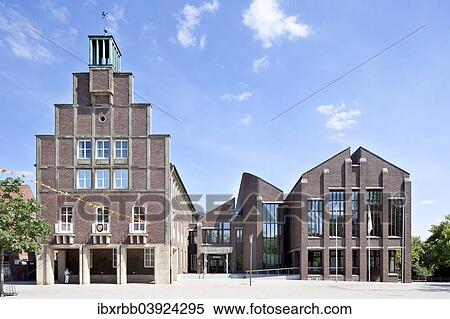 "Old and new town hall, Ahaus, Munsterland, North Rhine-Westphalia, Germany, Europe" View Large Photo Image Stock Photography - "Old and new town hall, Ahaus, Munsterland, North Rhine-Westphalia, Germany, Europe". Fotosearch