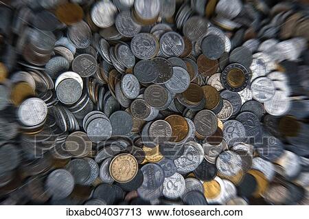 "Old coins, various currencies" View Large Photo Image Stock Image - "Old coins, various currencies". Fotosearch