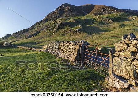 "Old dry stone wall, Lake District National Park, Cumbria, England, United Kingdom, Europe" View Large Photo Image Picture - "Old dry stone wall, Lake District National Park, Cumbria, England, United Kingdom, Europe". Fotosearch
