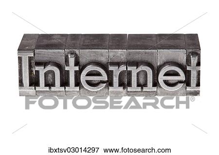 Old lead letters forming the word Internet View Large Photo Image Stock Photo - Old lead letters forming the word Internet. Fotosearch