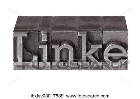"Old lead letters forming the word """"Linke"""", German for left" View Large Photo Image Stock Photo - "Old lead letters forming the word """"Linke"""", German for left". Fotosearch