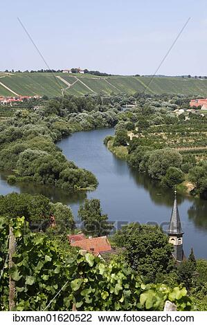 "Old Main River with the towns of Koehler, Escherndorf and Nordheim am Main, Mainschleife, loop in the Main River, Mainfranken, Lower Franconia, Franconia, Bavaria, Germany, Europe" View Large Photo Image Stock Image - "Old Main River with the towns of Koehler, Escherndorf and Nordheim am Main, Mainschleife, loop in the Main River, Mainfranken, Lower Franconia, Franconia, Bavaria, Germany, Europe". Fotosearch