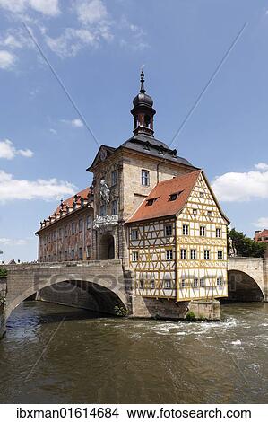 "Old town hall, Regnitz river, Bamberg, Upper Franconia, Franconia, Bavaria, Germany, Europe" View Large Photo Image Picture - "Old town hall, Regnitz river, Bamberg, Upper Franconia, Franconia, Bavaria, Germany, Europe". Fotosearch