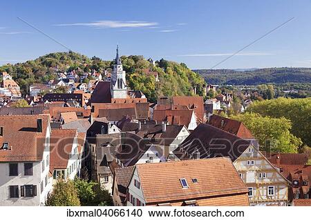 "Old town with collegiate church, Tubingen, Baden-Wurttemberg, Germany, Europe" View Large Photo Image Stock Image - "Old town with collegiate church, Tubingen, Baden-Wurttemberg, Germany, Europe". Fotosearch