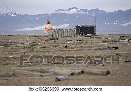 "Old trapper cabin with a modern weather station, Prins Karls Forland, Svalbard Archipelago, Svalbard and Jan Mayen, Norway, Europe" View Large Photo Image Stock Photo - "Old trapper cabin with a modern weather station, Prins Karls Forland, Svalbard Archipelago, Svalbard and Jan Mayen, Norway, Europe". Fotosearch