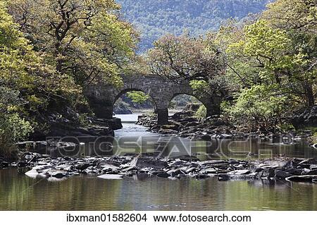 "Old Weir Bridge, Meeting of the Waters, Killarney National Park, County Kerry, Ireland, British Isles, Europe" View Large Photo Image Picture - "Old Weir Bridge, Meeting of the Waters, Killarney National Park, County Kerry, Ireland, British Isles, Europe". Fotosearch
