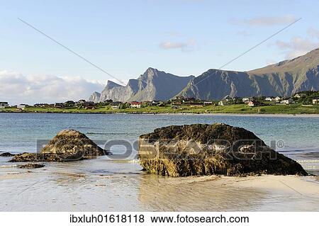 "On the beach, Lofoten, Northern Norway, Norway, Scandinavia, Europe" View Large Photo Image Stock Photo - "On the beach, Lofoten, Northern Norway, Norway, Scandinavia, Europe". Fotosearch