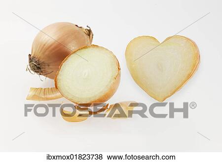 "Onions, heart-shaped" View Large Photo Image Stock Photo - "Onions, heart-shaped". Fotosearch