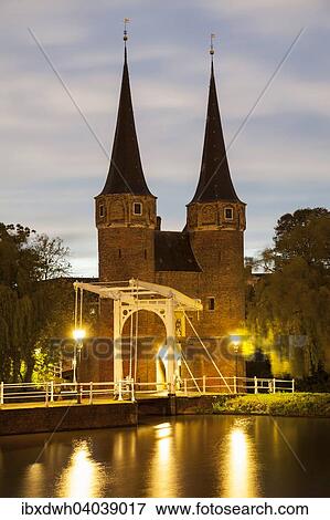 "Oostpoort Gate, Delft, Holland, The Netherlands, Europe" View Large Photo Image Stock Photo - "Oostpoort Gate, Delft, Holland, The Netherlands, Europe". Fotosearch