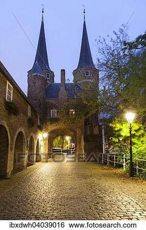 "Oostpoort Gate, Delft, Holland, The Netherlands, Europe" View Large Photo Image Stock Photograph - "Oostpoort Gate, Delft, Holland, The Netherlands, Europe". Fotosearch