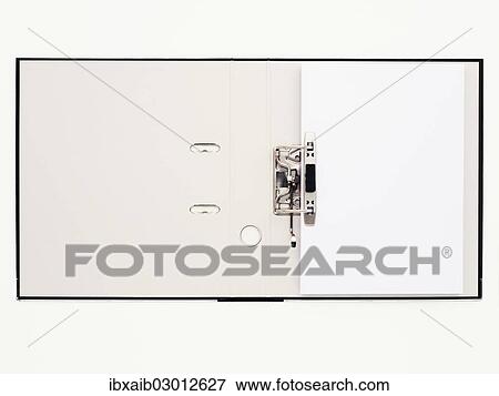Open ring binder View Large Photo Image Stock Photo - Open ring binder. Fotosearch