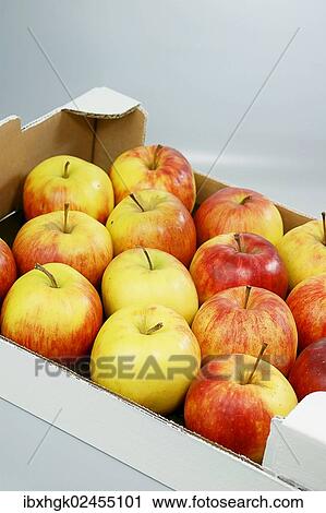 Stock Image - "Organic apples, Jonagold". Fotosearch