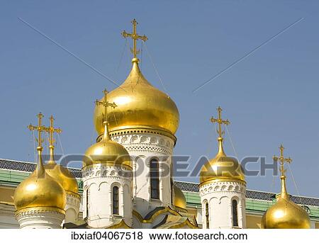 "Orthodox Annunciation Cathedral, Moscow Kremlin, Moscow, Russia, Europe" View Large Photo Image Stock Photo - "Orthodox Annunciation Cathedral, Moscow Kremlin, Moscow, Russia, Europe". Fotosearch