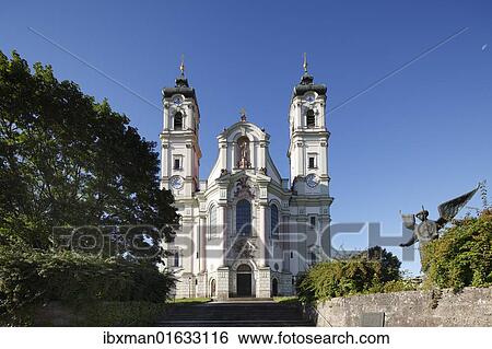 "Ottobeuren Abbey, Ottobeuren, Unterallgaeu district, Allgaeu region, Swabia, Bavaria, Germany, Europe" View Large Photo Image Stock Photograph - "Ottobeuren Abbey, Ottobeuren, Unterallgaeu district, Allgaeu region, Swabia, Bavaria, Germany, Europe". Fotosearch
