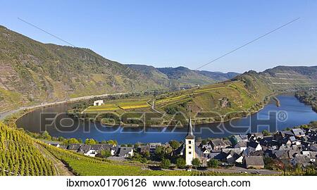 "Overlooking Bremner with a Moselle bend, Landkreis Cochem-Zell district, Rhineland-Palatinate, Germany, Europe" View Large Photo Image Stock Photograph - "Overlooking Bremner with a Moselle bend, Landkreis Cochem-Zell district, Rhineland-Palatinate, Germany, Europe". Fotosearch