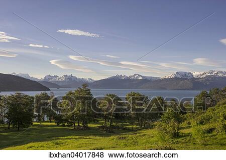 "Overlooking General Carrera Lake, Terra Luna Lodge, Puerto Guadal, Aysen, Chile, South America" View Large Photo Image Stock Photo - "Overlooking General Carrera Lake, Terra Luna Lodge, Puerto Guadal, Aysen, Chile, South America". Fotosearch