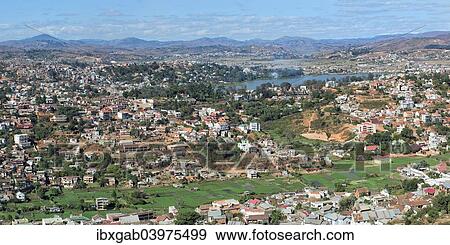 Stock Photo - "Overlooking the city, Antananarivo, Madagascar, Africa". Fotosearch
