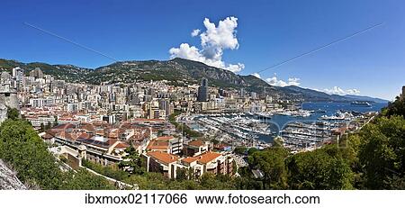 "Overlooking the harbour of Monaco, Port Hercule, Monte Carlo, Principality of Monaco, Cote d'Azur, Mediterranean Sea, Europe, PublicGround" View Large Photo Image Stock Photograph - "Overlooking the harbour of Monaco, Port Hercule, Monte Carlo, Principality of Monaco, Cote d'Azur, Mediterranean Sea, Europe, PublicGround". Fotosearch