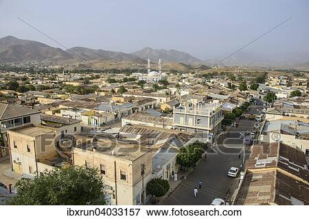 "Overlooking the town of Keren in the highlands, Keren, Eritrea, Africa" View Large Photo Image Stock Photo - "Overlooking the town of Keren in the highlands, Keren, Eritrea, Africa". Fotosearch
