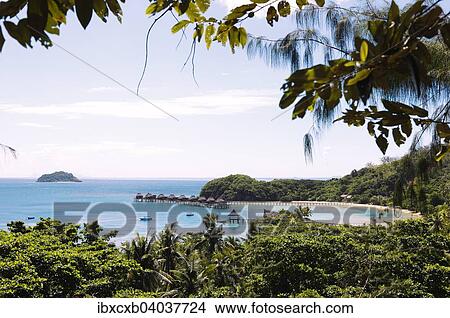 "Overwater bungalows in the sea, the South Seas, Malolo Island, Mamanuca Islands, Fiji, Oceania" View Large Photo Image Picture - "Overwater bungalows in the sea, the South Seas, Malolo Island, Mamanuca Islands, Fiji, Oceania". Fotosearch