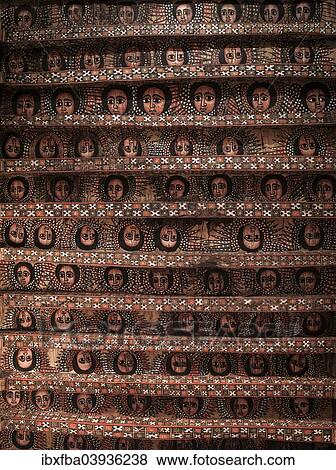 "Painted ceiling in a church, Gondar, Ethiopia, Africa" View Large Photo Image Stock Photo - "Painted ceiling in a church, Gondar, Ethiopia, Africa". Fotosearch
