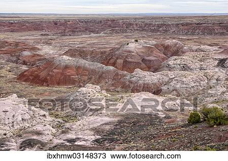 "Painted Desert, hills, desert landscape, view from Tawa Point, Painted Desert, Holbrook, Arizona, United States, North America" View Large Photo Image Stock Image - "Painted Desert, hills, desert landscape, view from Tawa Point, Painted Desert, Holbrook, Arizona, United States, North America". Fotosearch