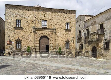 "Palacio Episcopal, Caceres, Extremadura, Spain, Europe" View Large Photo Image Stock Photo - "Palacio Episcopal, Caceres, Extremadura, Spain, Europe". Fotosearch