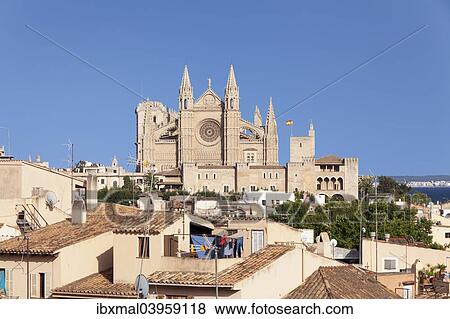 "Palma Cathedral, Palma de Majorca, Majorca, Balearic Islands, Spain, Europe" View Large Photo Image Stock Photo - "Palma Cathedral, Palma de Majorca, Majorca, Balearic Islands, Spain, Europe". Fotosearch